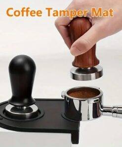 Barista-Grade Espresso Knock Box & Tamper Mat Set