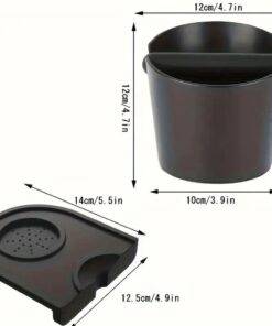 Barista-Grade Espresso Knock Box & Tamper Mat Set