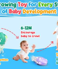 Birthday Gift Dancing Squid Baby Toy Infant Tummy Time