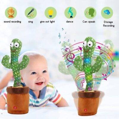 Birthday Gift Dancing and Singing Cactus Toy