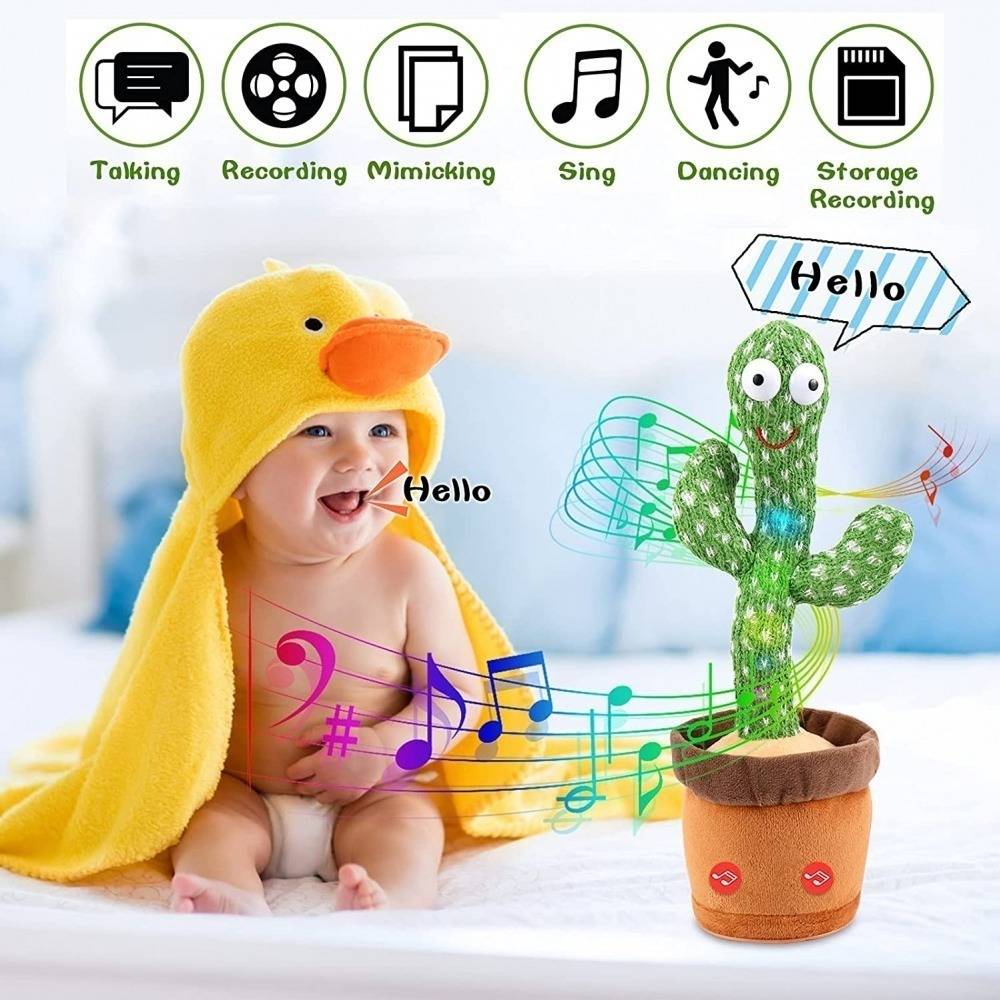 Birthday Gift Dancing and Singing Cactus Toy