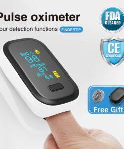 Boxym Yonker Medical Portable Finger Pulse Oximeter Blood oxygen Heart Rate