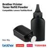 Brother Laser Printer Toner Powder Cartridge Black 80g (Lenovo Toshiba Ricoh)