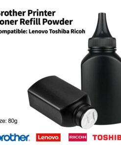 Brother Laser Printer Toner Powder Cartridge Black 80g (Lenovo Toshiba Ricoh)