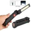 COB LED Torch USB Rechargeable Multi-Function Folding Work Light