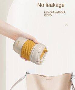 Caka Stainless Steel Thermal Coffee Cup with Lids and Straws