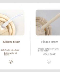 Caka Stainless Steel Thermal Coffee Cup with Lids and Straws