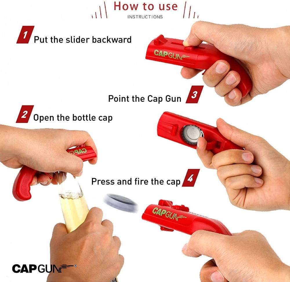 Cap Gun Bottle Opener