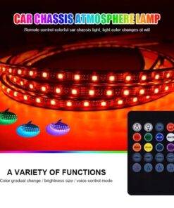 Car Chassis Flexible Strip Neon Glow Lights Auto RGB Underglow Decorative Atmosphere Lamp