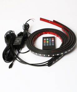 Car Chassis Flexible Strip Neon Glow Lights Auto RGB Underglow Decorative Atmosphere Lamp