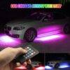 Car Chassis Flexible Strip Neon Glow Lights Auto RGB Underglow Decorative Atmosphere Lamp