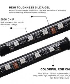 Car Chassis Flexible Strip Neon Glow Lights Auto RGB Underglow Decorative Atmosphere Lamp