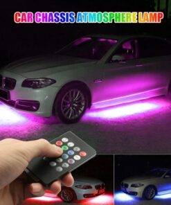 Car Chassis Flexible Strip Neon Glow Lights Auto RGB Underglow Decorative Atmosphere Lamp