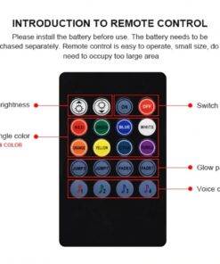 Car Chassis Flexible Strip Neon Glow Lights Auto RGB Underglow Decorative Atmosphere Lamp