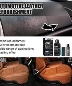 Car Interior Plastic Leather Restorer Cream + Sponge Set
