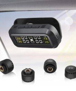 Car Solar Tyre Pressure Monitoring System Vehicle TPMS