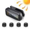 Car Solar Tyre Pressure Monitoring System Vehicle TPMS