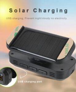 Car Solar Tyre Pressure Monitoring System Vehicle TPMS