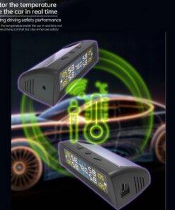 Car Solar Tyre Pressure Monitoring System Vehicle TPMS