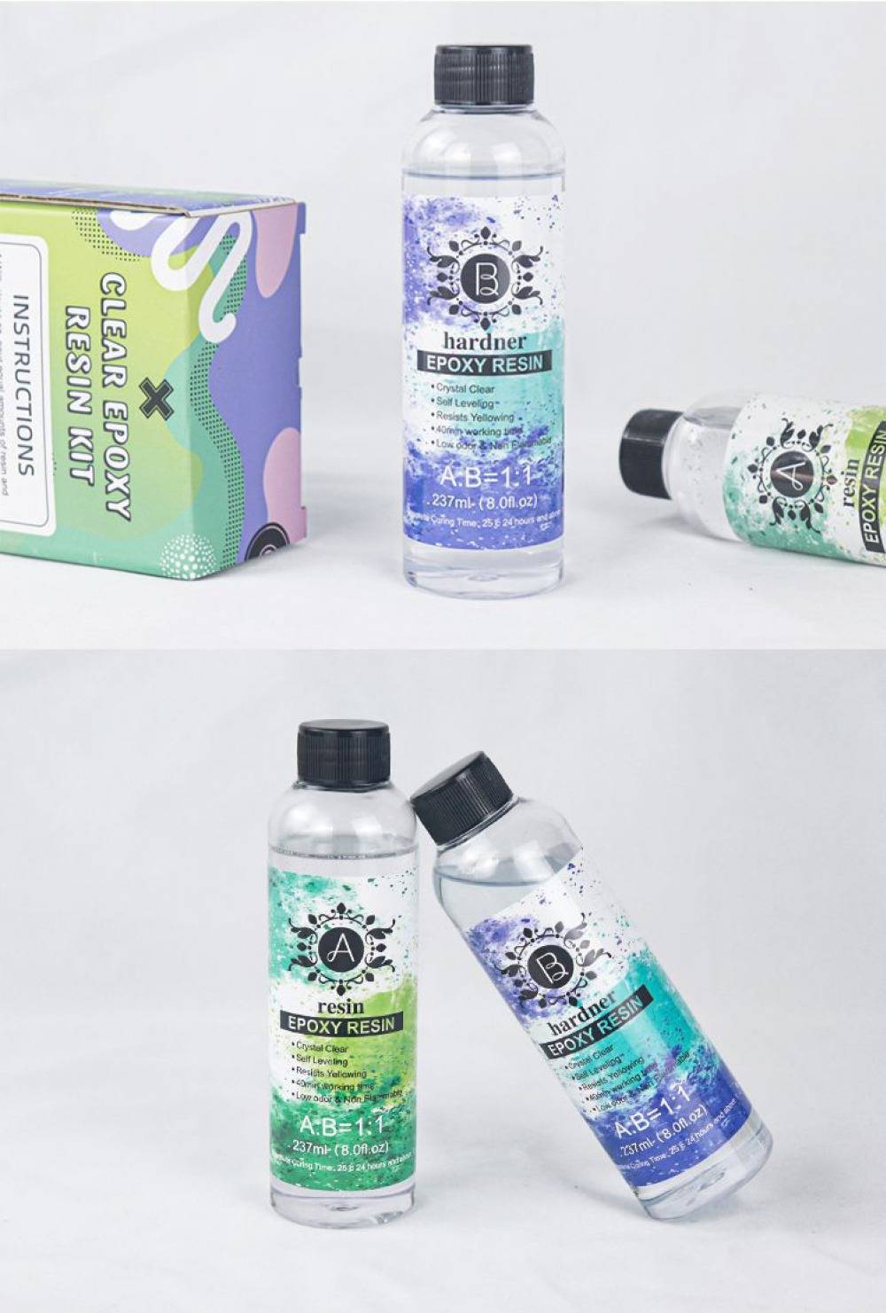 Clear Epoxy Resin Kit 474ml