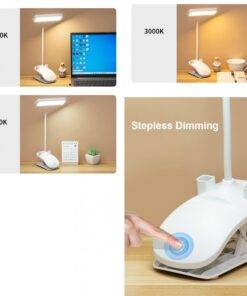 Clip Rechargeable Eye-Protect Wireless Desk Lamp