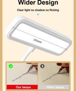 Clip Rechargeable Eye-Protect Wireless Desk Lamp