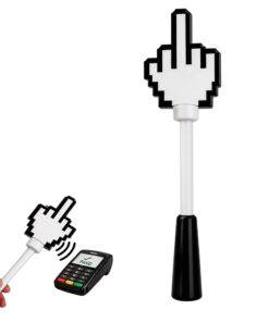 Creative Middle Finger Magic Wand Card Holder Tap to Pay