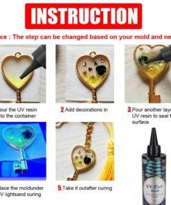 Crystal Clear Ultraviolet Fast Curing UV Resin 250G