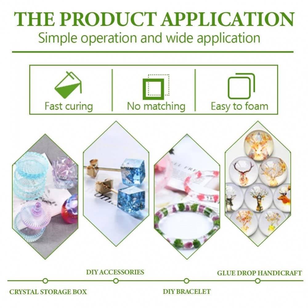 Crystal Clear Ultraviolet Fast Curing UV Resin 250G