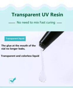 Crystal Clear Ultraviolet Fast Curing UV Resin 250G