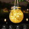 LED Crack Ball Glass Garden Lights