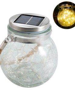 LED Crack Ball Glass Garden Lights