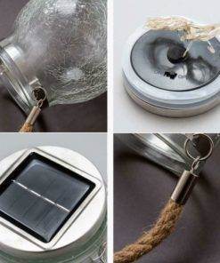 LED Crack Ball Glass Garden Lights