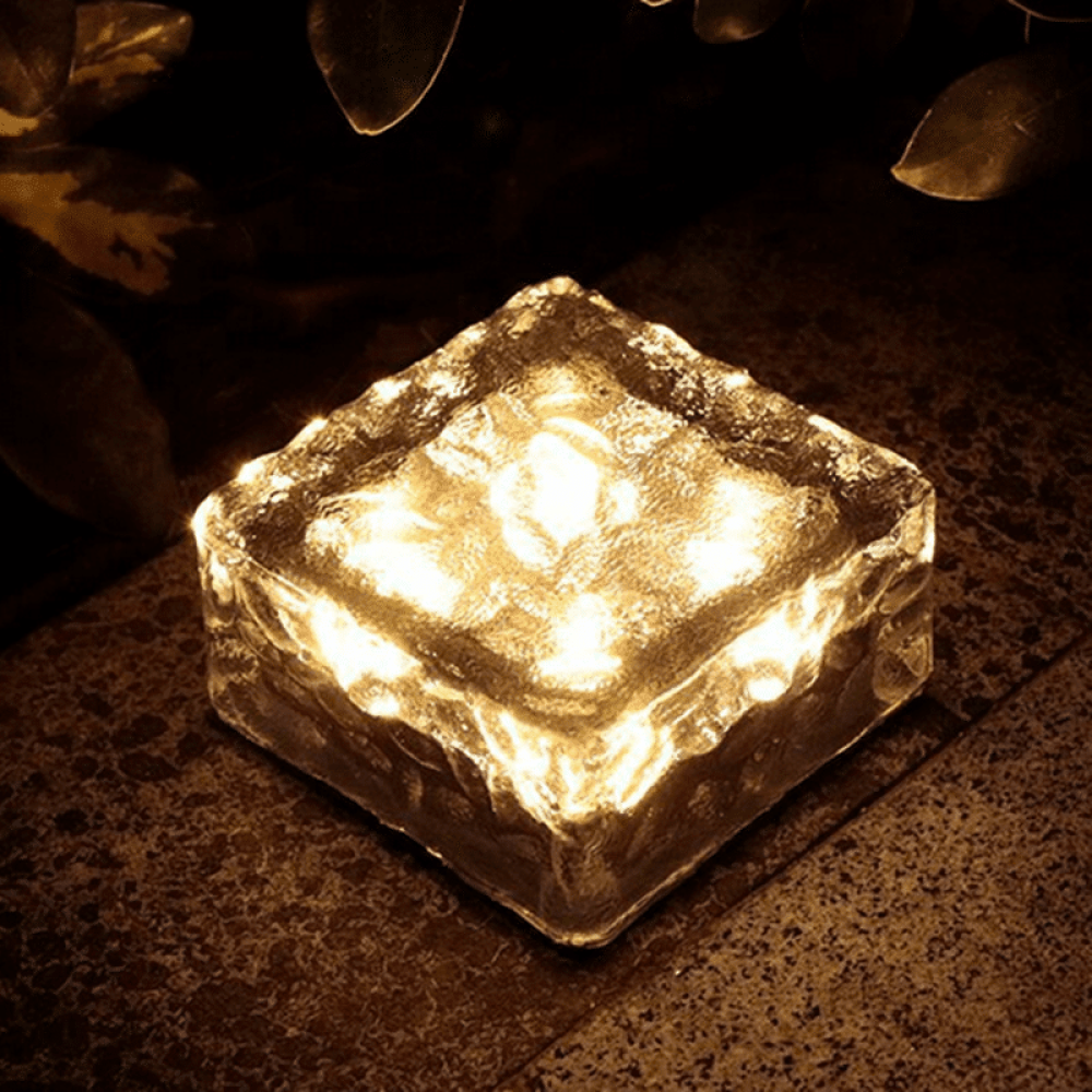 LED Ice Cube Solar Garden Light Purified New Zealand