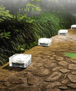 LED Ice Cube Solar Garden Light