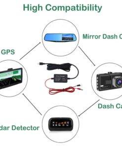 Dash cam charger hardwire Fuse kit For Camera Recorder DVR Exclusive Power Supply Box