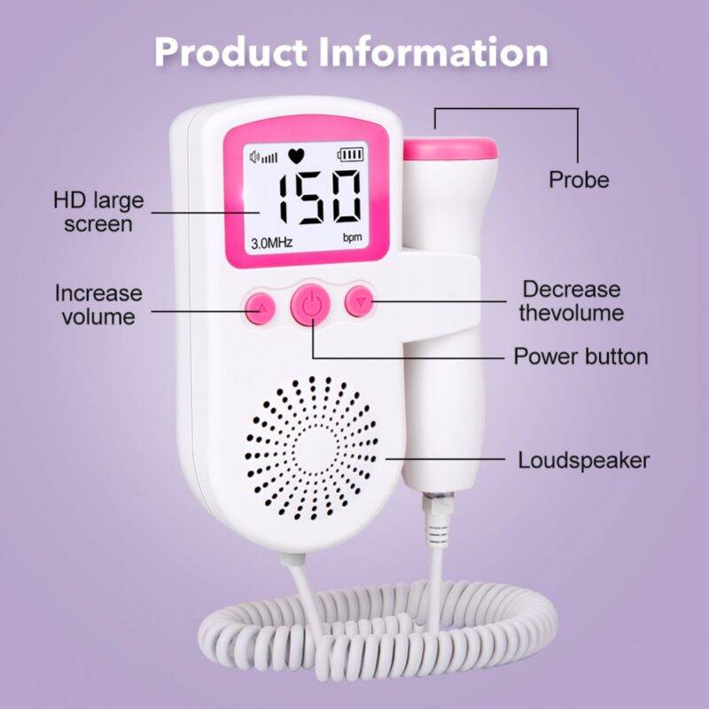 Doppler Baby Fetal Heart Rate Monitor for Electronics