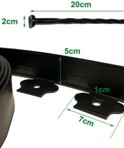 Durable Landscape Yard Lawn Garden Edging Kit 5M