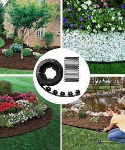 Durable Landscape Yard Lawn Garden Edging Kit 5M