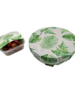 Eco-Friendly Reusable Beeswax Food Wraps-Green Leaves