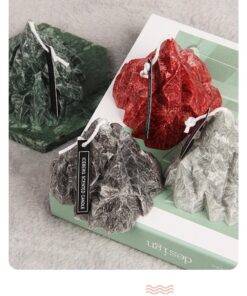 Elegant Iceberg Fragrance Scented Candle with Marble Coaster Gift