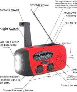 Emergency Solar Crank AM/FM/NOAA Radio