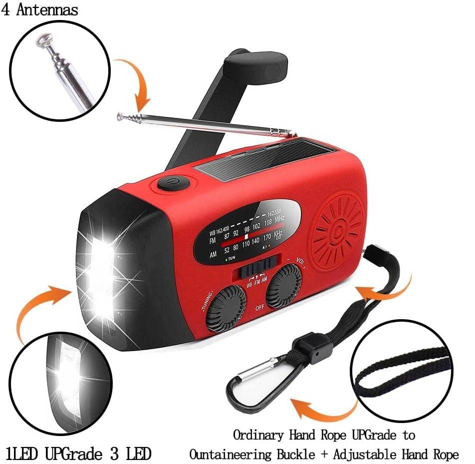 Emergency Solar Crank AM/FM/NOAA Radio