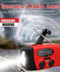 Emergency Solar Crank AM/FM/NOAA Radio