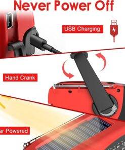 Emergency Solar Crank AM/FM/NOAA Radio