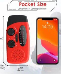 Emergency Solar Crank AM/FM/NOAA Radio