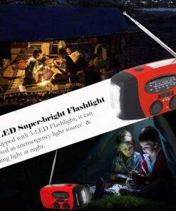 Emergency Solar Crank AM/FM/NOAA Radio