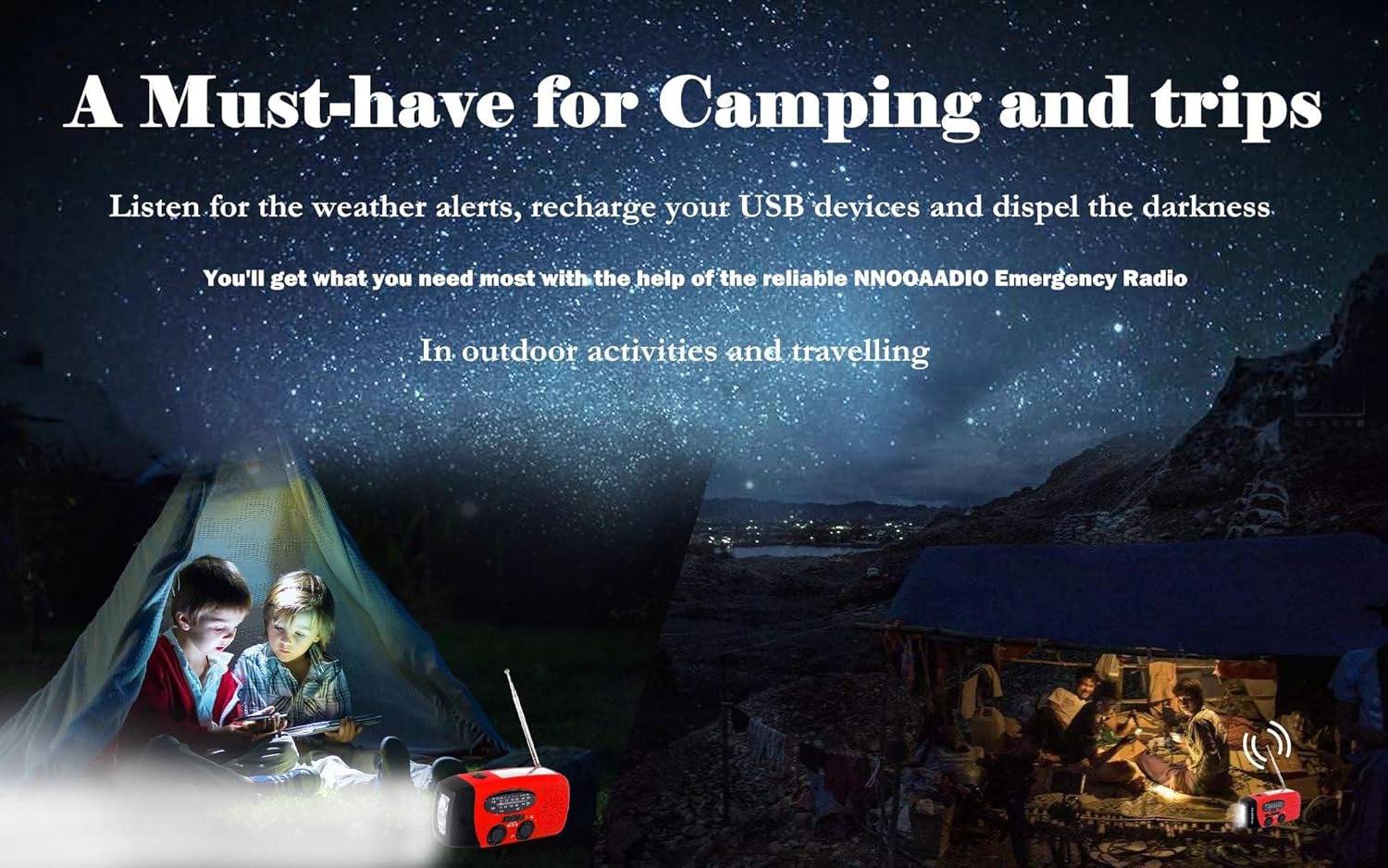 Emergency Solar Crank AM/FM/NOAA Radio