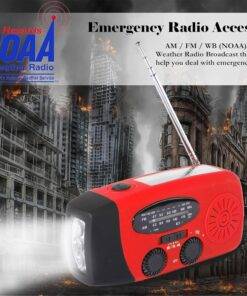 Emergency Solar Crank AM/FM/NOAA Radio