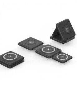 Foldable 3-in-1 MagSafe Charger for iPhone Samsung